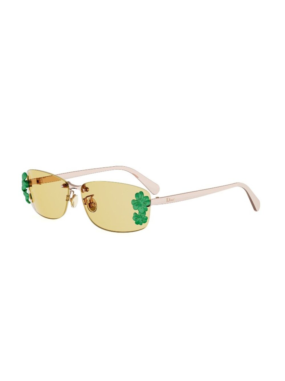 New DIOR Women's Sunglasses Metal Frame CLOVER S1U D0H0 CD40248U 28J 63 Rose